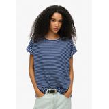 Superdry - Studios Loose - T-shirt - Zwart - 60% Katoen 40% Lyocell