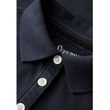 Superdry - Ath Essential Graphic - Poloshirt - Blauw - Korte Mouw