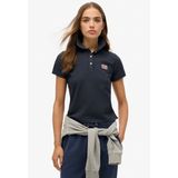 Superdry - Ath Essential Graphic - Poloshirt - Blauw - Korte Mouw