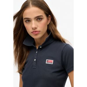 Superdry - Ath Essential Graphic - Poloshirt - Blauw - Korte Mouw