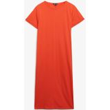 Superdry W8011868a Midi-jurk - Korte Mouwen - Zwart - Katoen