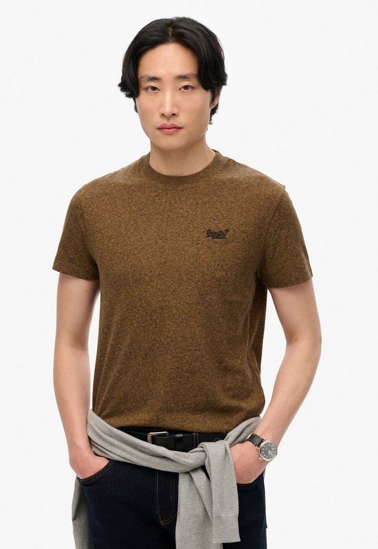 Superdry - Vintage Logo T-shirt - Groen - 100% Biologisch Katoen