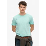 Superdry - Raw Edge Slub T-shirt - Korte Mouwen - Zwart - Katoen