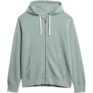 Superdry - Classic Essential - Sweatshirt - Zwart - Volledige Rits