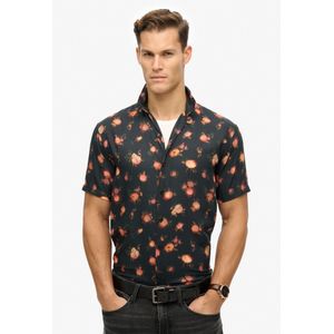 Superdry - Korte Mouwen Geprint Overhemd - Met Knoopsluiting - Relaxte Pasvorm