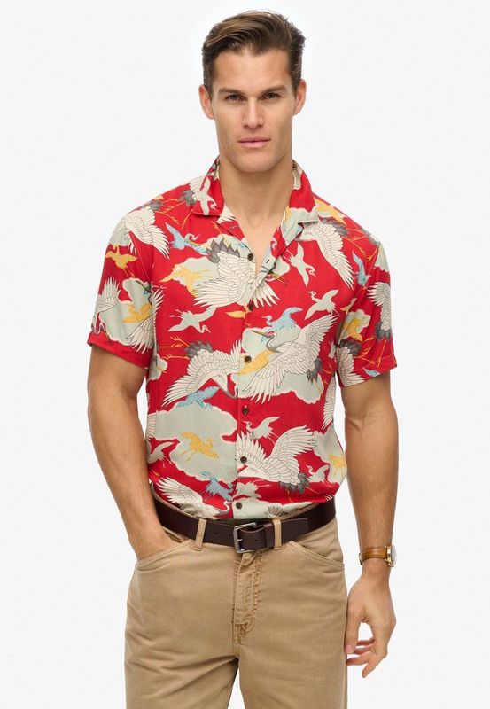 Superdry - Merchant Hawaiian - Overhemd - Korte Mouwen