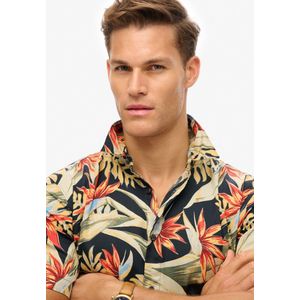 Superdry - Hawaiian Print - T-shirt - Multicolor - Katoen