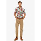 Superdry Hawaiian Print Overhemd - Lichtgewicht - Korte Mouwen - All-Over Print