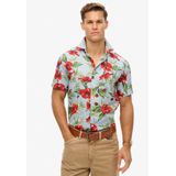 Superdry Hawaiian Print Overhemd - Lichtgewicht - Korte Mouwen - All-Over Print