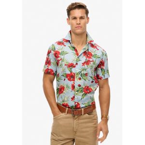 Superdry Hawaiian Print Overhemd - Lichtgewicht - Korte Mouwen - All-Over Print