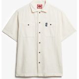 Superdry - Merchant Store - Overhemd - Gebroken Wit - Katoen