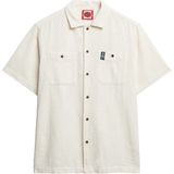 Superdry - Merchant Store - Overhemd - Gebroken Wit - Katoen