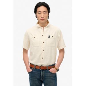 Superdry - Merchant Store - Overhemd - Gebroken Wit - Katoen