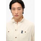 Superdry - Merchant Store - Overhemd - Gebroken Wit - Katoen