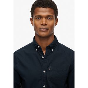 Superdry - Essentials Oxford Overhemd - Blauw - Katoen