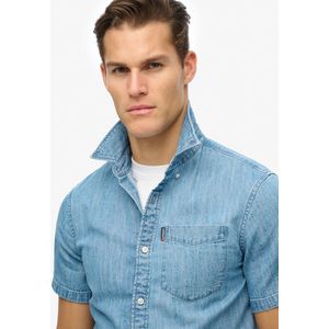 Superdry - Essential Denim - Overhemd - Korte Mouwen