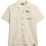 Superdry - Merchant Resort Shirt - Blauw - Katoen