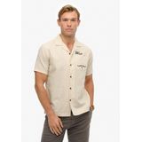 Superdry - Merchant Resort Shirt - Blauw - Katoen