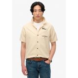 Superdry - Merchant Resort Shirt - Blauw - Katoen