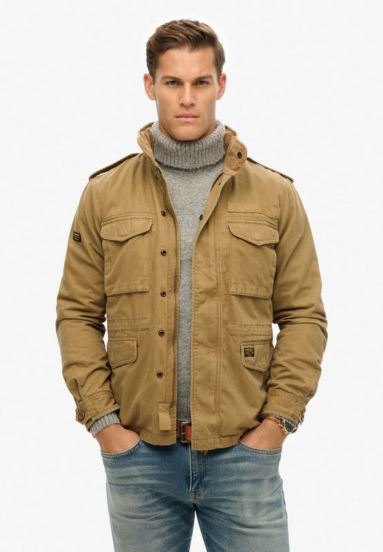 Superdry - Rookie Field Jacket - Tussenjas - Groen - 100% Katoen