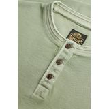 Superdry - Longsleeve Poloshirt - Groen - 100% Katoen