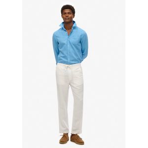 Superdry - Merchant Linen - Broek - Wijde Pasvorm - Elastische Tailleband