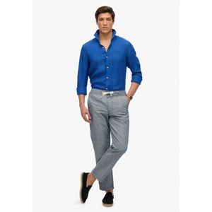 Superdry - Merchant Linen - Broek - Wijde Pasvorm - Elastische Tailleband