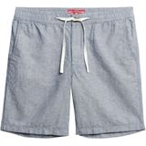 Superdry Merchant Linnen Short - Groen - Katoen
