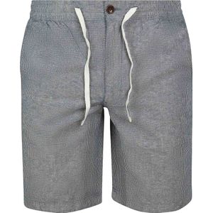 Superdry - Short - Blauw - 58% Vlas, 42% Katoen