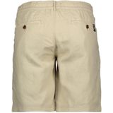 Superdry - Short - Zand - 42% Katoen, 58% Linnen, Elastische Tailleband