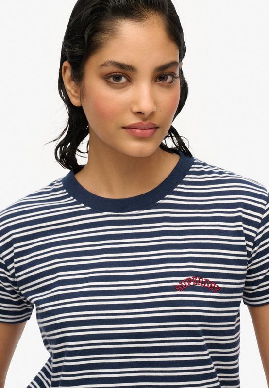 Essential - Gestreept T-shirt - Zwart - 100% Katoen