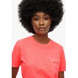 Superdry - Essential Logo Gd Pocket T-shirt - Korte Mouwen - Slub Jersey - Zwart