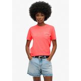 Superdry - Essential Logo Gd Pocket T-shirt - Korte Mouwen - Slub Jersey - Zwart