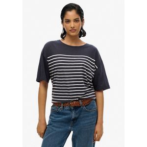 Superdry - Studios T-shirt - Korte Mouwen - Oversized - Katoen/Lyocell