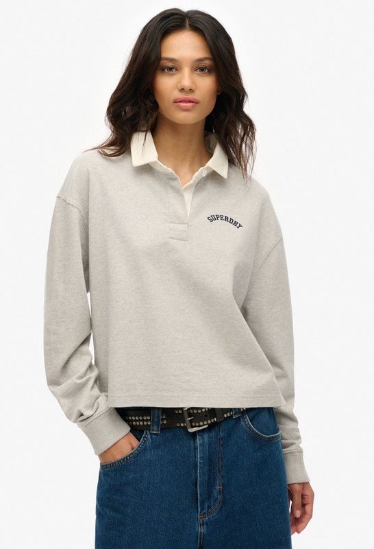 Superdry - Athletic Essential Graphic Sweatshirt - Grijs - Katoen