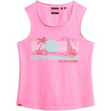 Superdry - Outdoor Stripe Scoop - Mouwloos T-shirt - Slim Fit - 100% Katoen