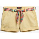 Classic Chino Shorts - Beige - Katoen - Slanke Pasvorm