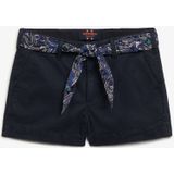 Classic Chino Shorts - Zomer - Slim Fit - Met Riem - Beige - Katoen