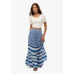 Superdry - Geprinte Maxi Rok - Multicolor - 100% Viscose