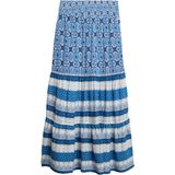 Geprinte Maxi Rok - Multicolor - 100% Viscose
