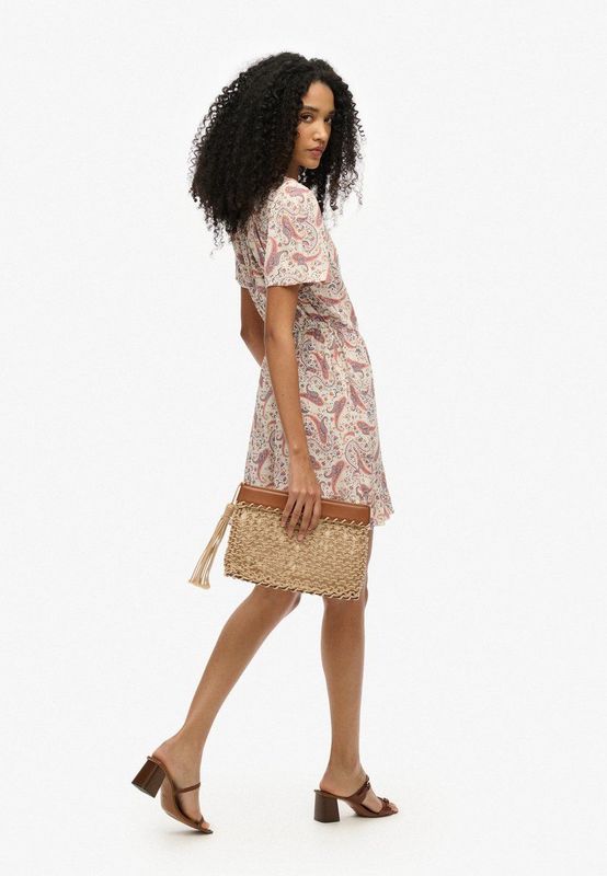 Superdry - W8011877A - Korte Jurk - Slim Fit - Korte Mouwen