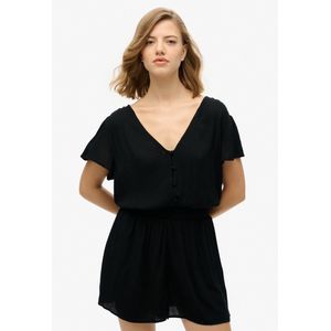 Superdry - W8011880A - Jumpsuit - Wit - Viscose - Korte Mouwen