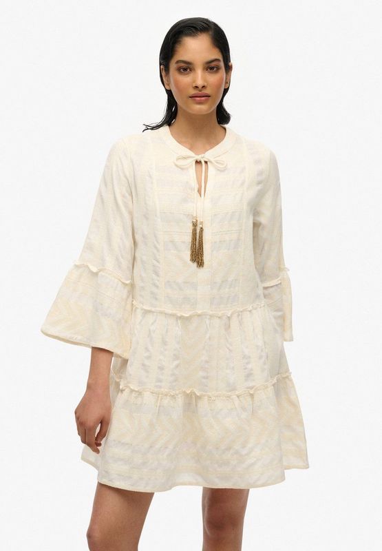 Superdry - Ibiza Gelaagde Mini-jurk - Dames - Jurken