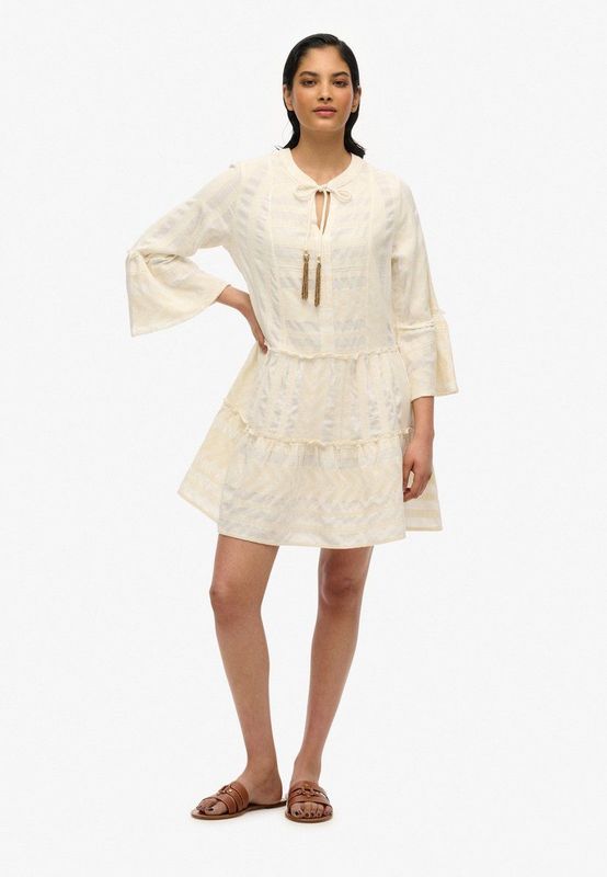 Superdry - Ibiza Gelaagde Mini-jurk - Dames - Jurken