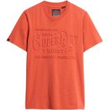 Superdry - Workwear Embossed Relaxed T-shirt - Korte Mouwen
