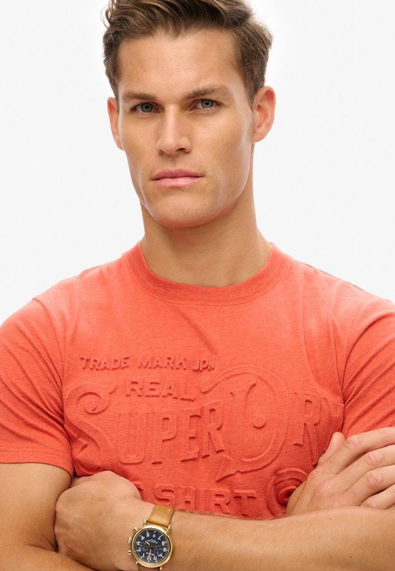 Superdry - Workwear Embossed Relaxed T-shirt - Korte Mouwen