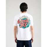 Superdry - Outdoor T-shirt - Wit - Katoen - Grafische Print