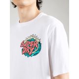 Superdry - Outdoor T-shirt - Wit - Katoen - Grafische Print
