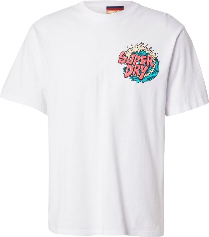 Superdry - Outdoor T-shirt - Wit - Katoen - Grafische Print