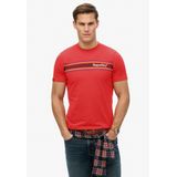 Superdry - Venue - Casual T-shirt - Gestreept - Katoen